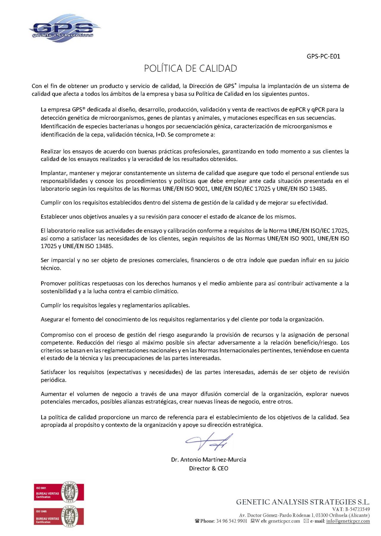 Política de calidad 08-01-25_E01_Página_1 Política de calidad 08-01-25_E01_Página_1